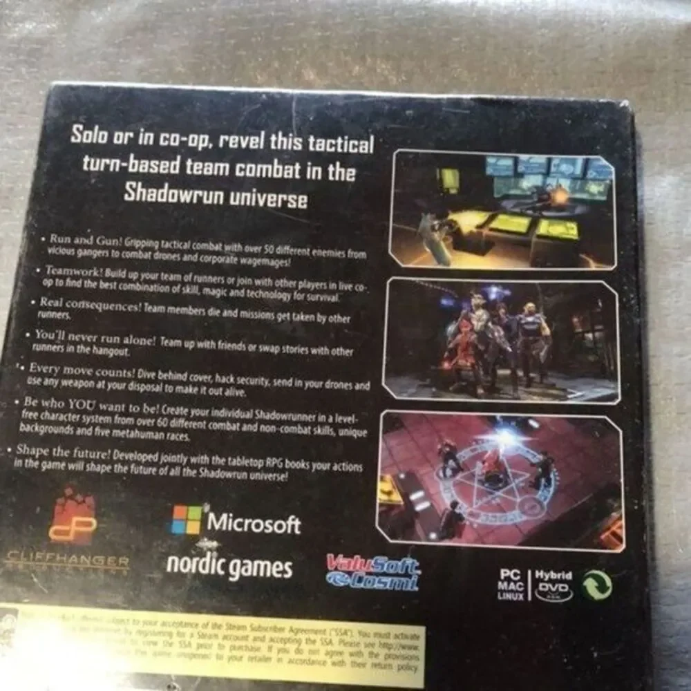 Shadowrun Chronicles Boston Lockdown PC Game‎ New Sealed Action